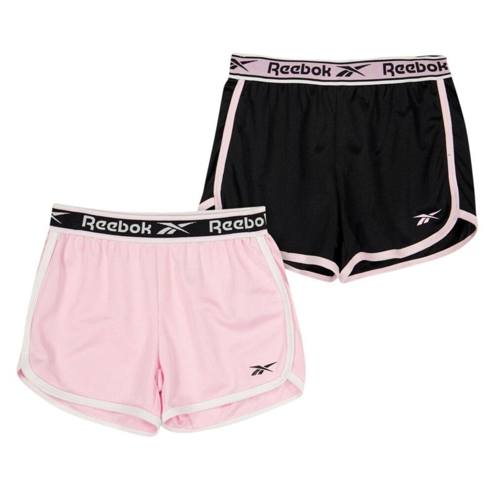 Reebok Childrens/Kids Mesh Casual Shorts (Pack of 2) / Black